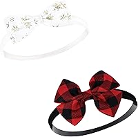 Vista 79 de Hudson Baby Cotton and Synthetic Headbands, Size 0-24 Months