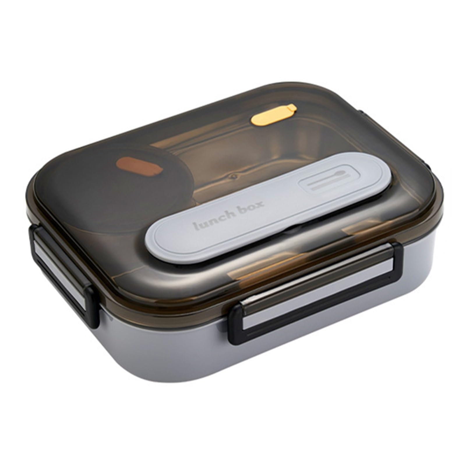 Fiambrera de Acero Inoxidable con Recipiente isotérmico, Incluye tazón para Sopa y Cubiertos.