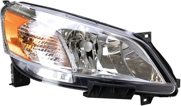 Headlight Lamp Assembly Right Passenger Side Clear Halogen for Nissan for NV200 S/SV 13-18 & Taxi 14-18 NI2503225 20-9477-00