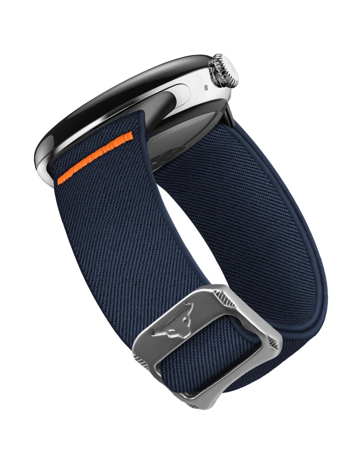 Elastic Band Compatible with Google Pixel Watch 3 45mm 41mm Band/Pixel Watch 2 Band/Google Pixel Watch Band for Men Women - Upgraded Metal Lugs - Breathable Stretchy Nylon Sport Strap for Pixel Watch