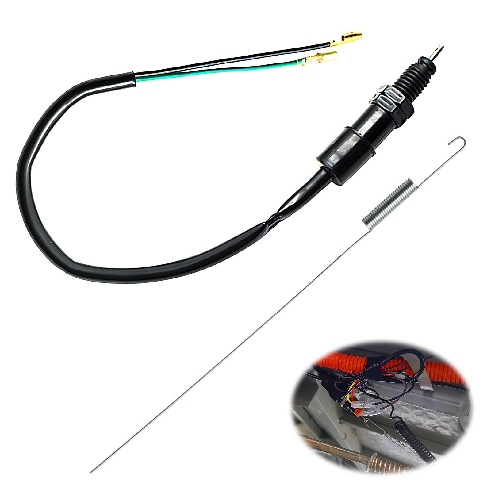 Interruttore Freno Idraulico Moto KIMISS - Universale M10x1mm - Con Connettore 2 Pin - Foto 4