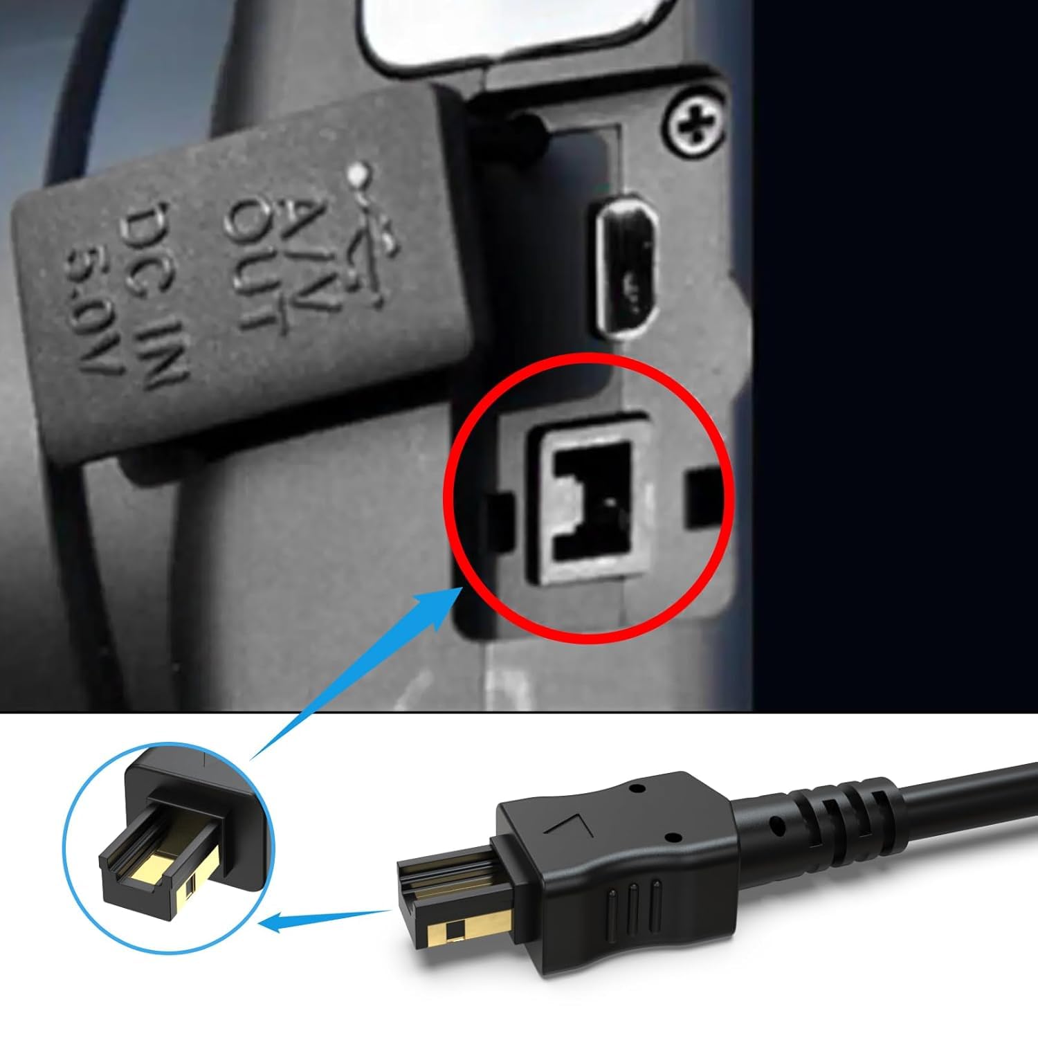 Amazon.co.jp: EH-67 EH67 USBケーブル1.0MデジタルカメラDC充電