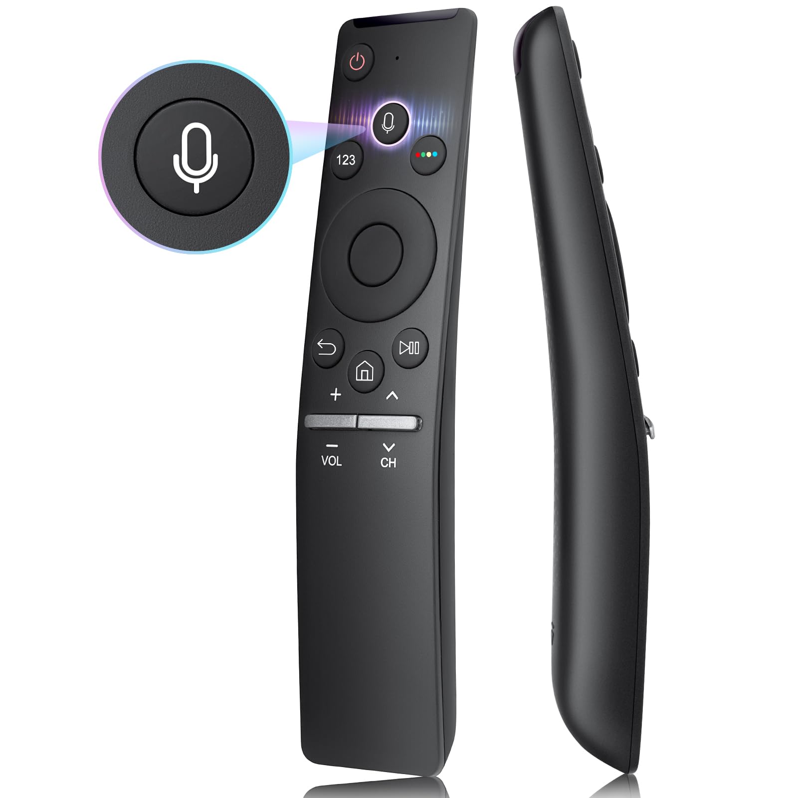 Voice Remote Control for Samsung Smart TV,Replacement,Compatible for All Samsung with Voice Function Smart Curved Frame QLED LED LCD 8K 4K TVs