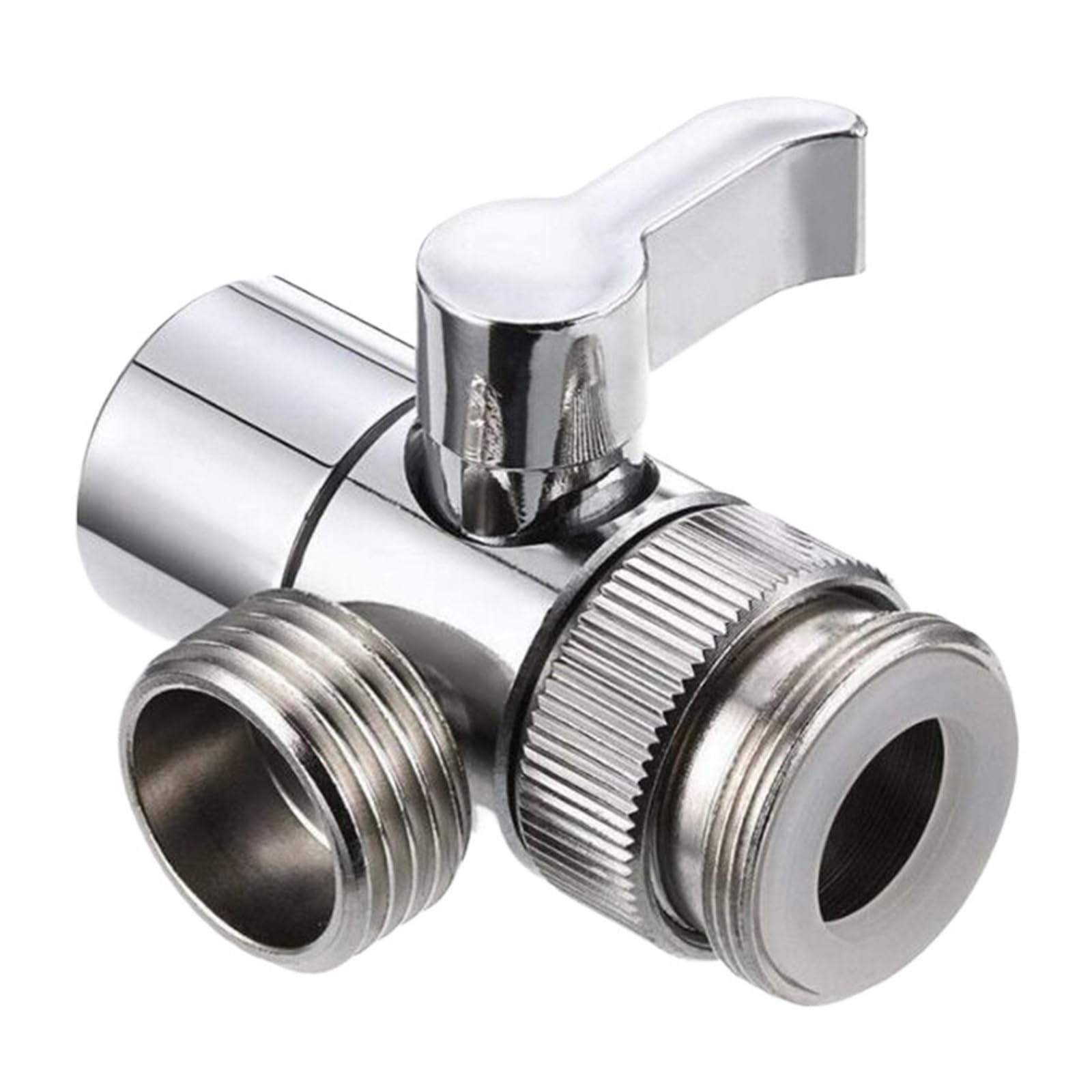 Connecteur adaptateur de robinet et vanne à trois voies pour installer une douchette de WC
