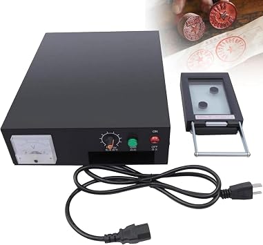Digital Photosensitive Seal Machine, Flash Stamp Seal Maker, with 10 Energy Adjust Gears,for Making Cartoon Stamps, Wedding Seals