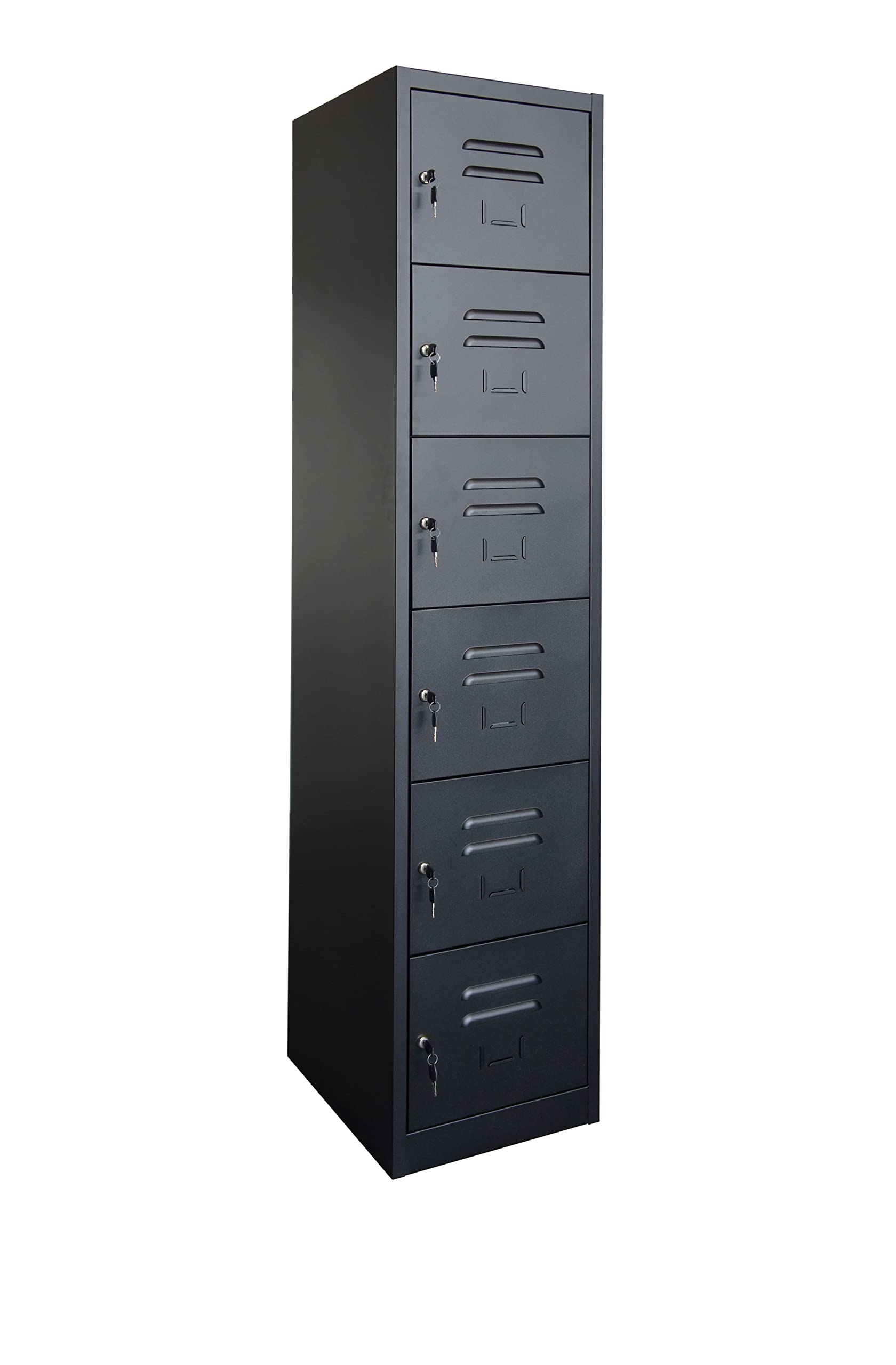Mahmayi Godrej OEM 6 Door Steel Locker File cabinet - Black