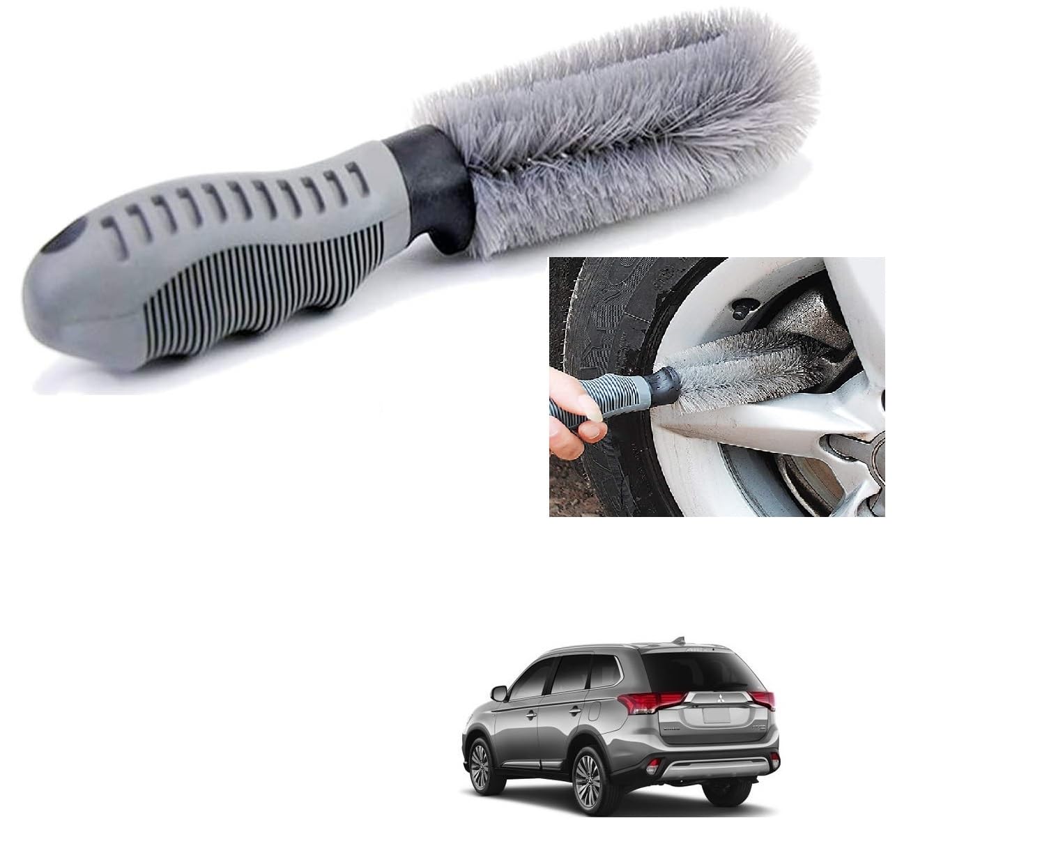 Auto Addict Car Alloy Wheel Cleaner Brush Tyre Rim for Mitsubishi Outlander-image-21
