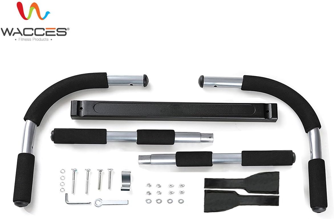 Wacces 3-in-1 Fitness Exercise Door Chin Pull Push Sit up Bar + Bonus Ab Strap