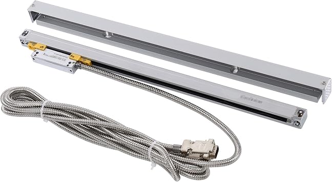 Linear Scale Encoder, 70mm-420mm 5um 18mm*20mm Slim Linear Scale Original Thin Small Grating Ruler Encoder for Milling MachineKA-500 170mm 5u