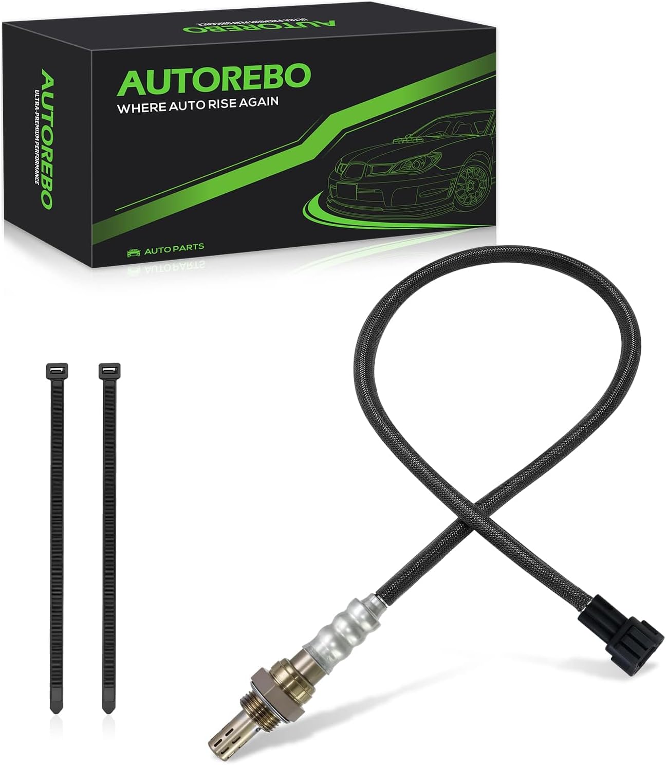 O2 Oxygen Sensor Upstream Right Compatible with Nissan Frontier 2004 V6 3.3L Pickup, Xterra 2004 V6 3.3L Sport Utility # 250-23156 234-3006 18001 24804 25023156 2343006 22690EK800