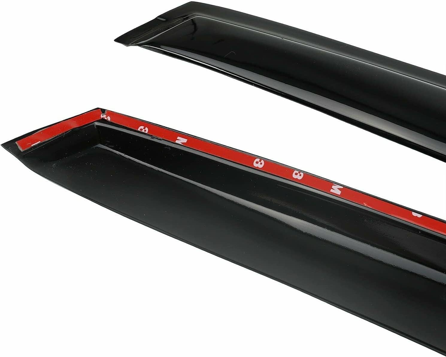 DYRDINSHOW Window Visor 4pcs Tape-On Rain Guards, Wind Deflector Compatible with 2011-2022 Chrysler 300 Rain Guards Shield Shade Smoke