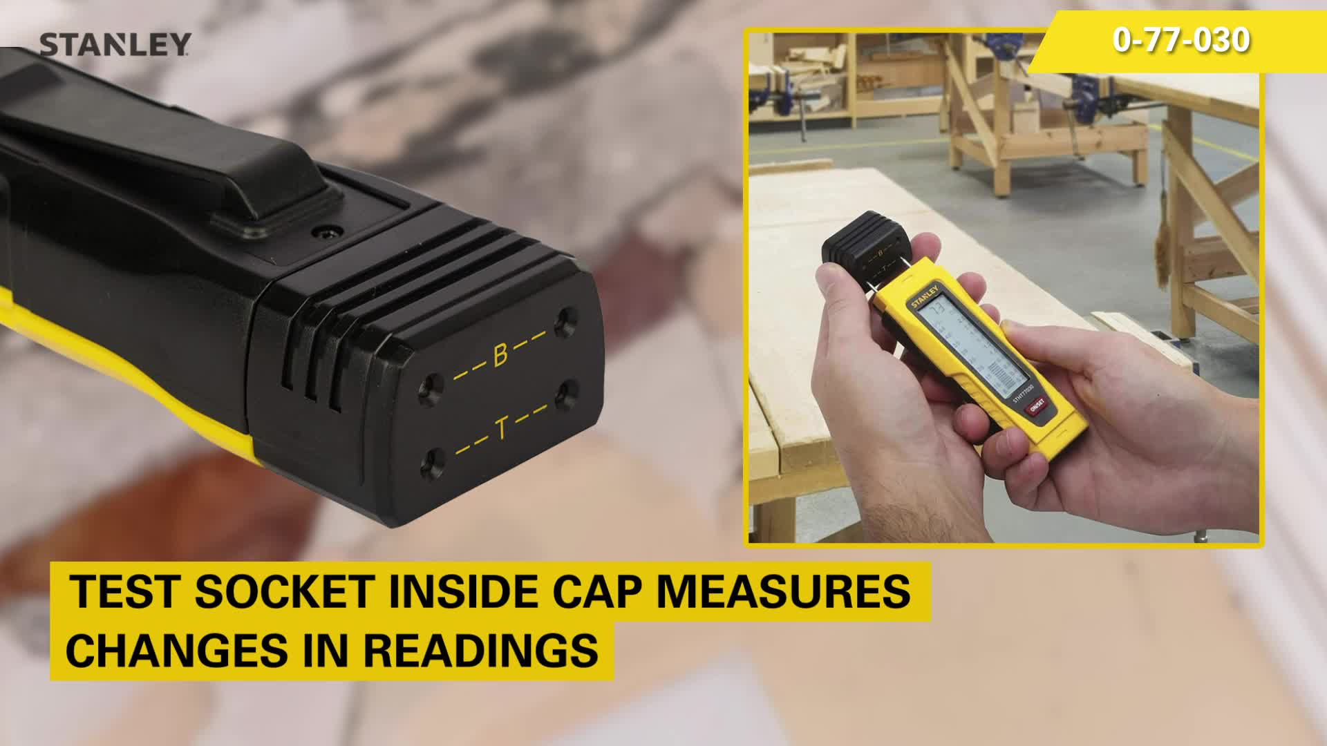 STANLEY Moisture Meter for Measuring Masonry