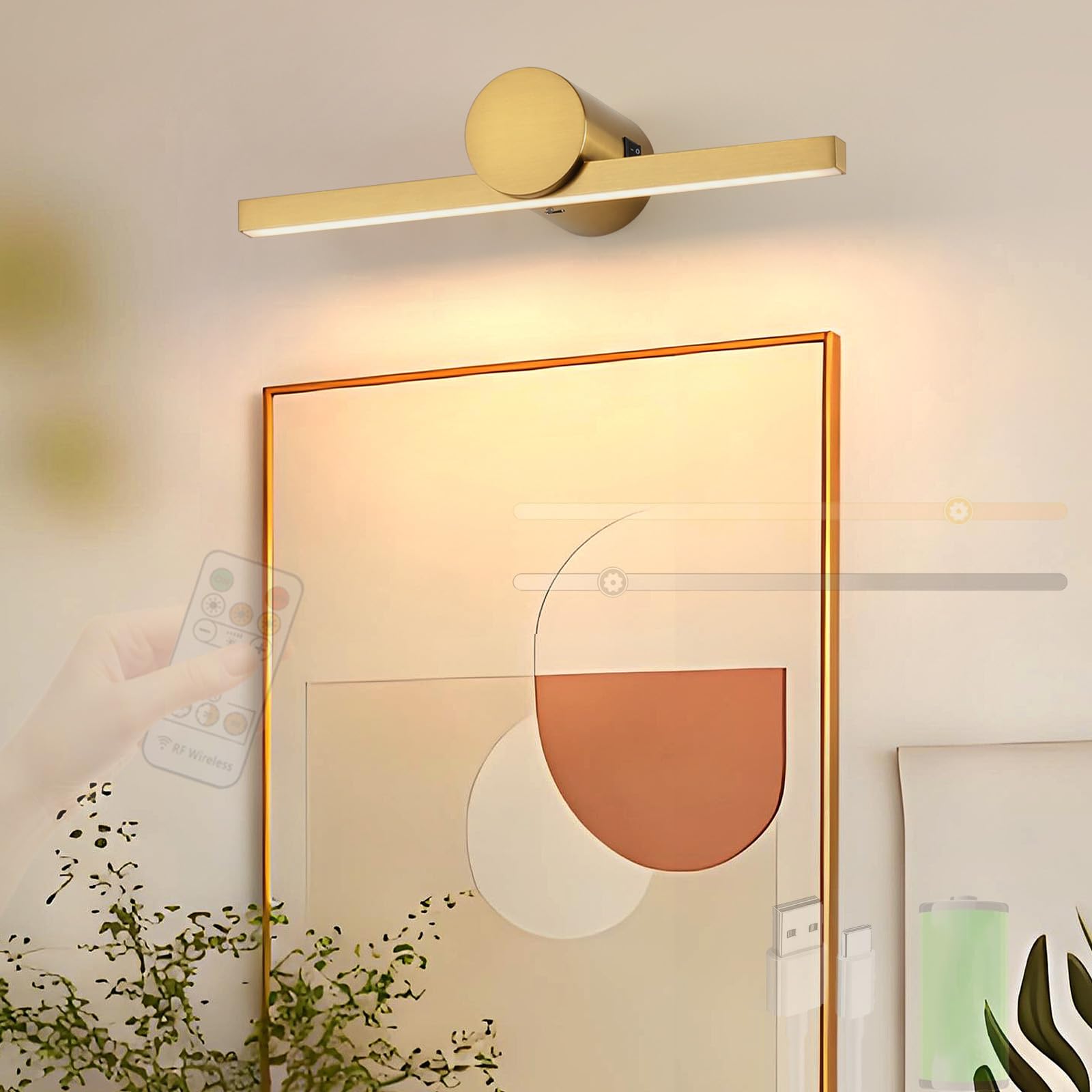 Apliques de pared LED bronce un toque distinguido y sofisticado 8