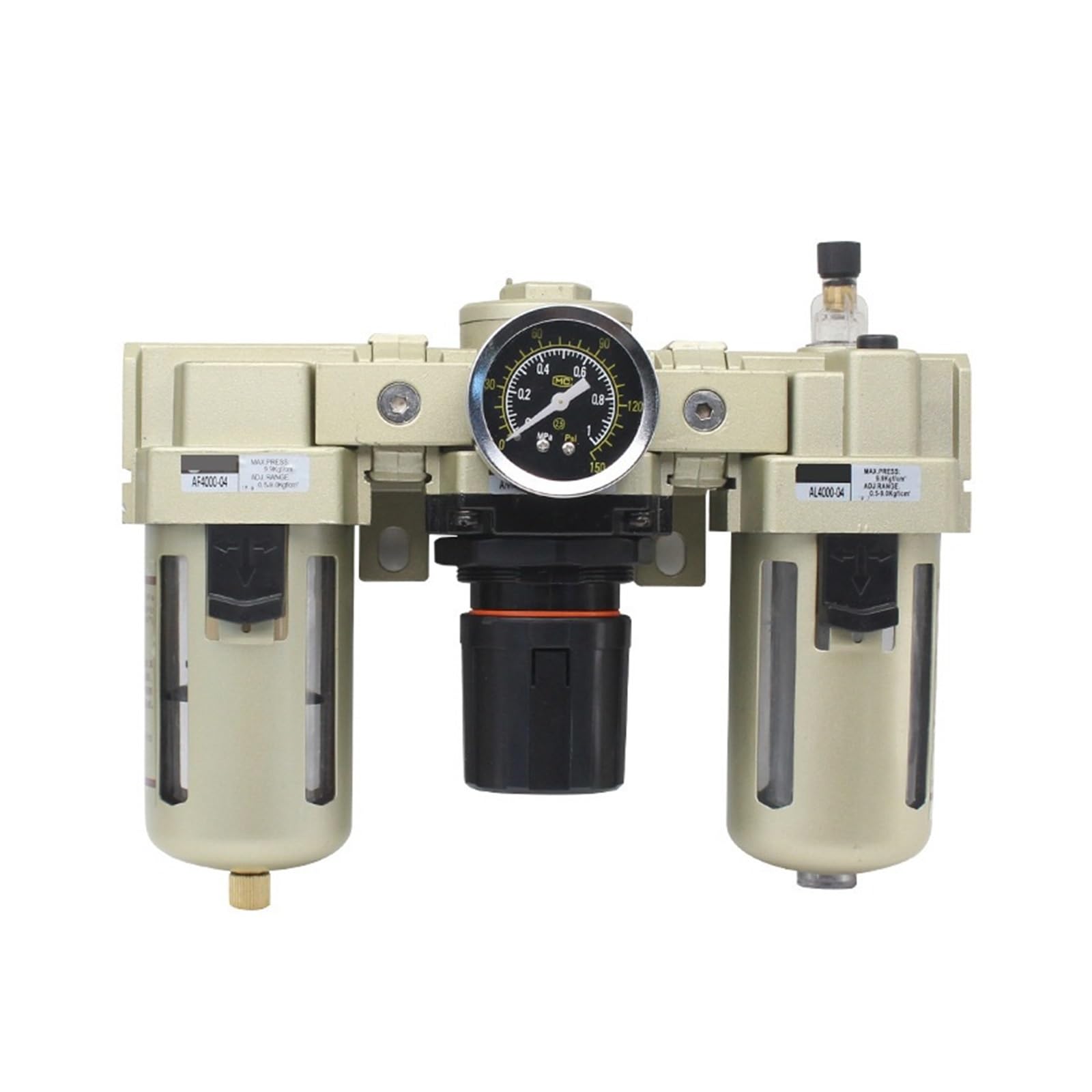 Filter AC4000-04 Pneumatic Component Triple air Source Processor Oil-Water Separator(AC4000-04Dcoppercore)