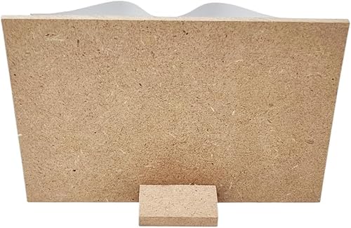 KUSTOM ART Santino Ornament in Buchform Maria selige Jungfrau von Pompeji Druck auf Holz 10 x 7 cm