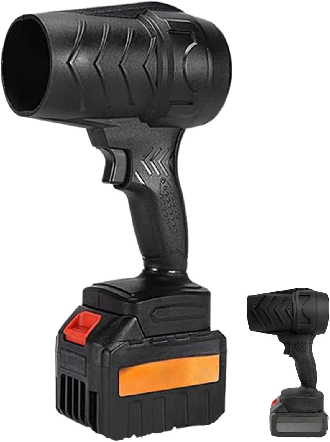 Turbo Jet Soplador, soplador de mano inalámbrico con 2 baterías y 1 cargador para limpieza de patio, soplar hojas, secar, camping