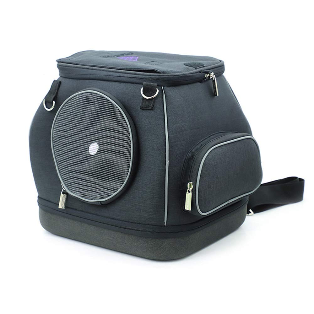 Sac de transport pour animaux en train ou voiture modèle noir confortable