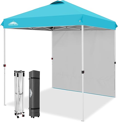 Miniatura 93 de EAGLE PEAK - Tienda de campaña desplegable con toldo, 1 pared lateral, fácil de montar, tienda para eventos, protección solar para exteriores, bolsa