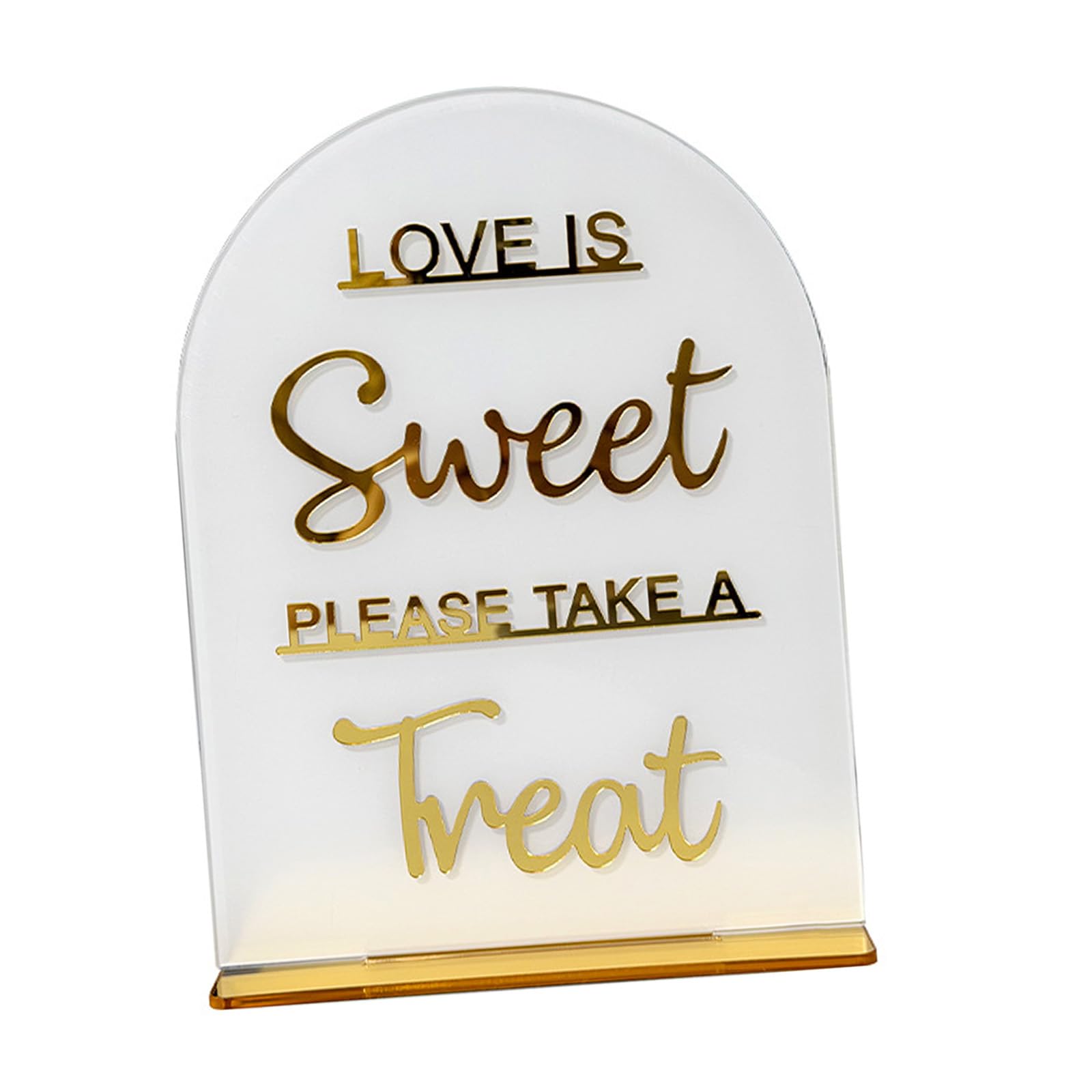 Tsophreniq Dessert Table Sign Decorative Wedding Dessert Table Acrylic for Reception Baby Showers Birthday Elegant Direction