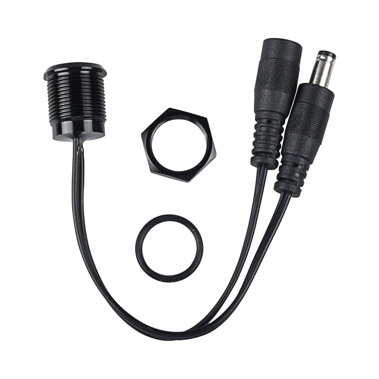 Wall mounted Touch Switch ON/OFF(no dim) DC9V-24V Manual Switch 3/4" 19mm Diameter for Mounting Hole (Black) - Image 4