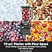 Ninja Professional Blender | Smoothie Blender, Drink Mixer, Grinder, Ice Crusher | Total Crushing™ Technology, Auto-iQ™ Smart Presets, Professional 1200W Power, XL 72oz Pitcher | Dark Grey | BR201AMZ