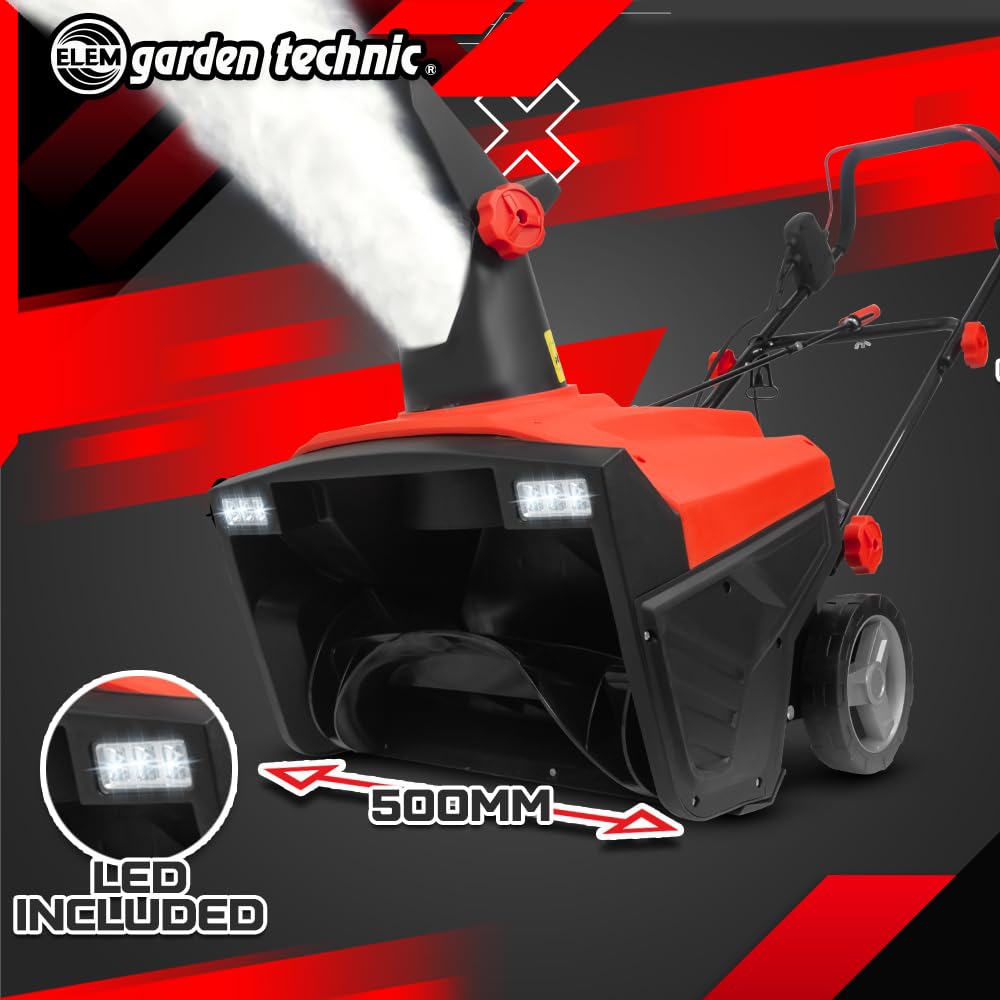 Schneefräse Elektro 2300 Watt - 50 cm - max. Elem Garden Technic