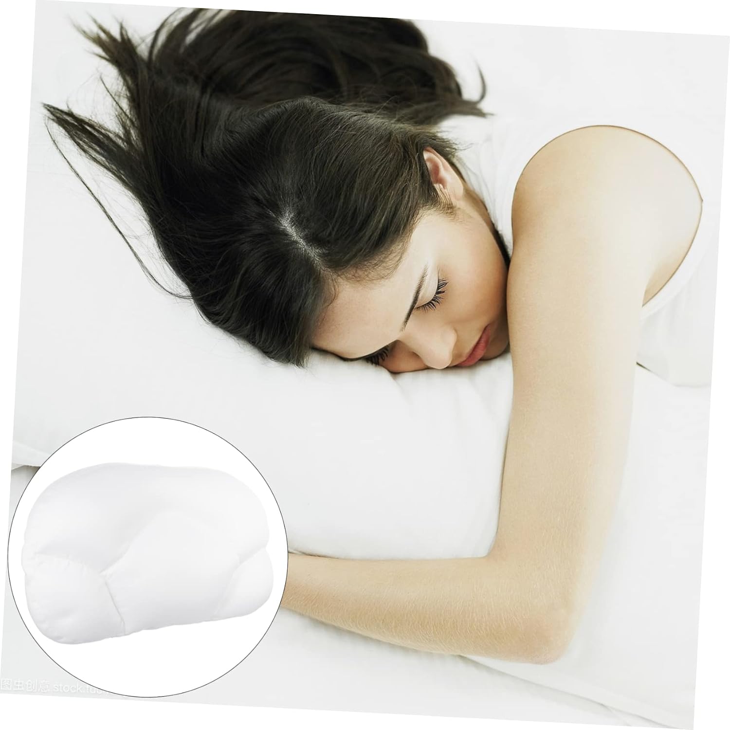 TIDTALEO 1pc Ergonomic Design Pillow for Waist and Back Soft and Comfortable Bedding for Home Office Dormitory Bedroom Sofa Hotel