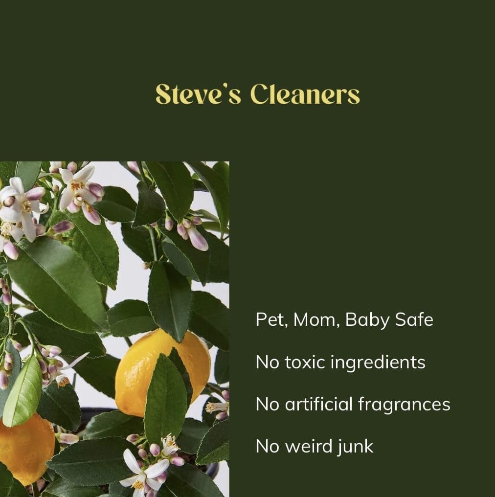 Steve’s Cleaners Concentrated Unscented Laundry Detergent - 90 loads - Biodegradable Formula, Safe for All Washers - 10 oz (Pack of 3) - Image 2