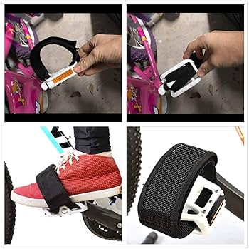 Parliky Universal Bike Pedal Straps Lightweight Exercise Machine Foot Straps Fit For Bicycles