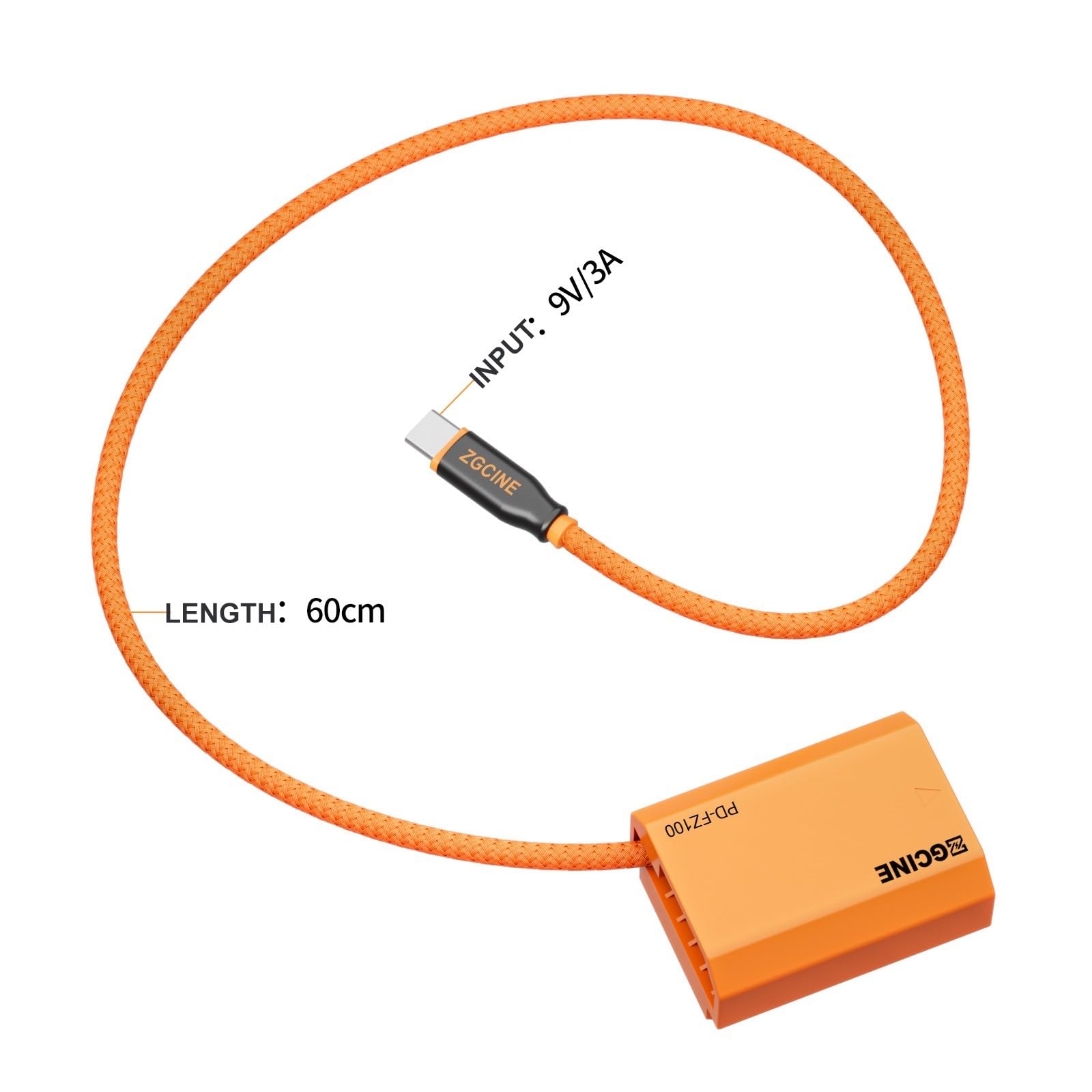 Amazon.com: ZGCINE USB-C PD to FZ100 Dummy Battery Cable