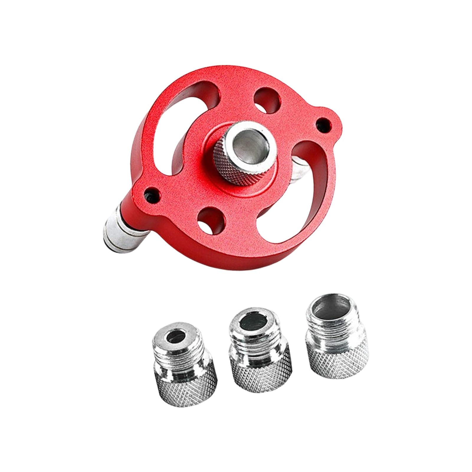 Handheld Drill Guide for Straight Hole Wood Panel Hole Puncher Locator Centering Doweling Jig Center Dowel Jig Woodworking Drill Guide
