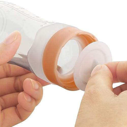 Miniatura 7 de PandaEar Paquete de 2 cucharas dispensadoras de alimentos de silicona para bebés Alimentador de frutas para bebés de 4 onzas Apto para viajes