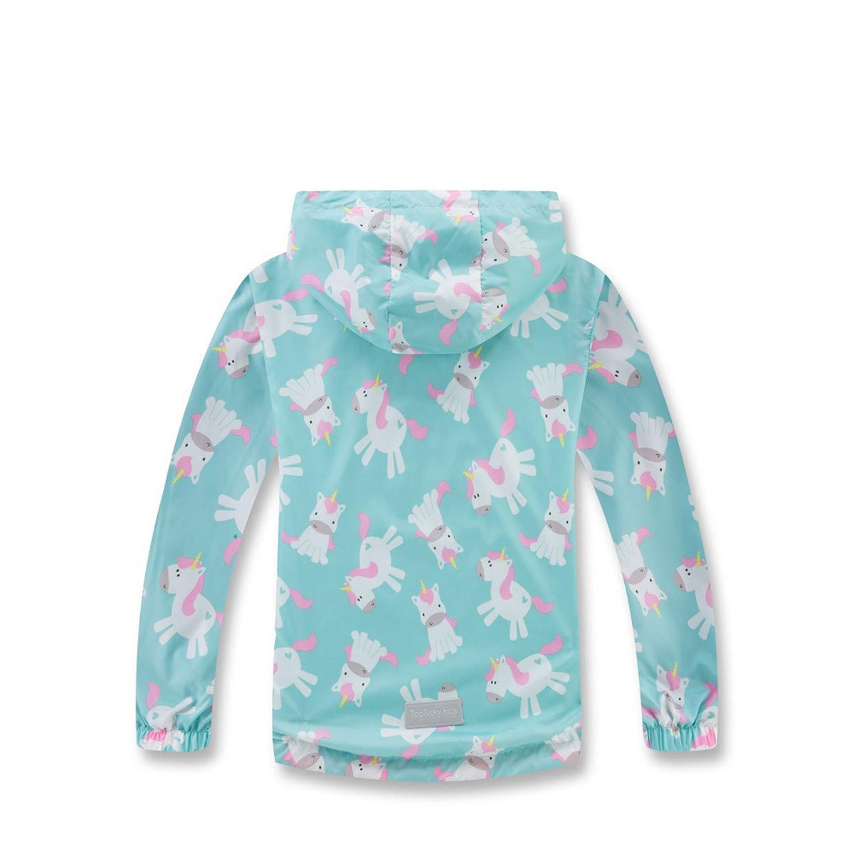 FAIRYRAIN Enfant Garçon Fille Manteaux Imperméables doublé Polaire Blouson Manteaux imperméables à Capuche