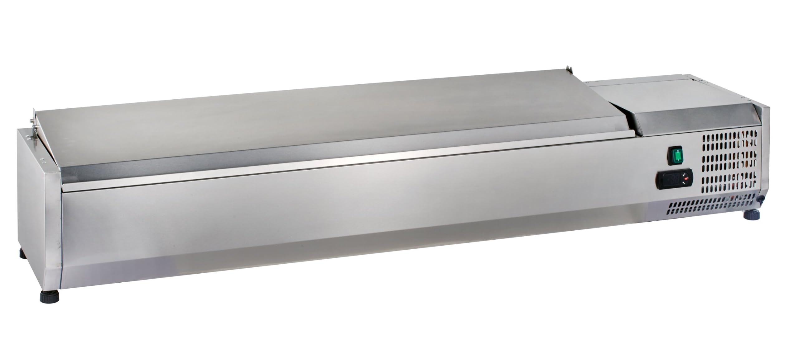 GastroHero Saladette à poser ECO 6 x GN 1/4 | CHR Fournitures de la restauration