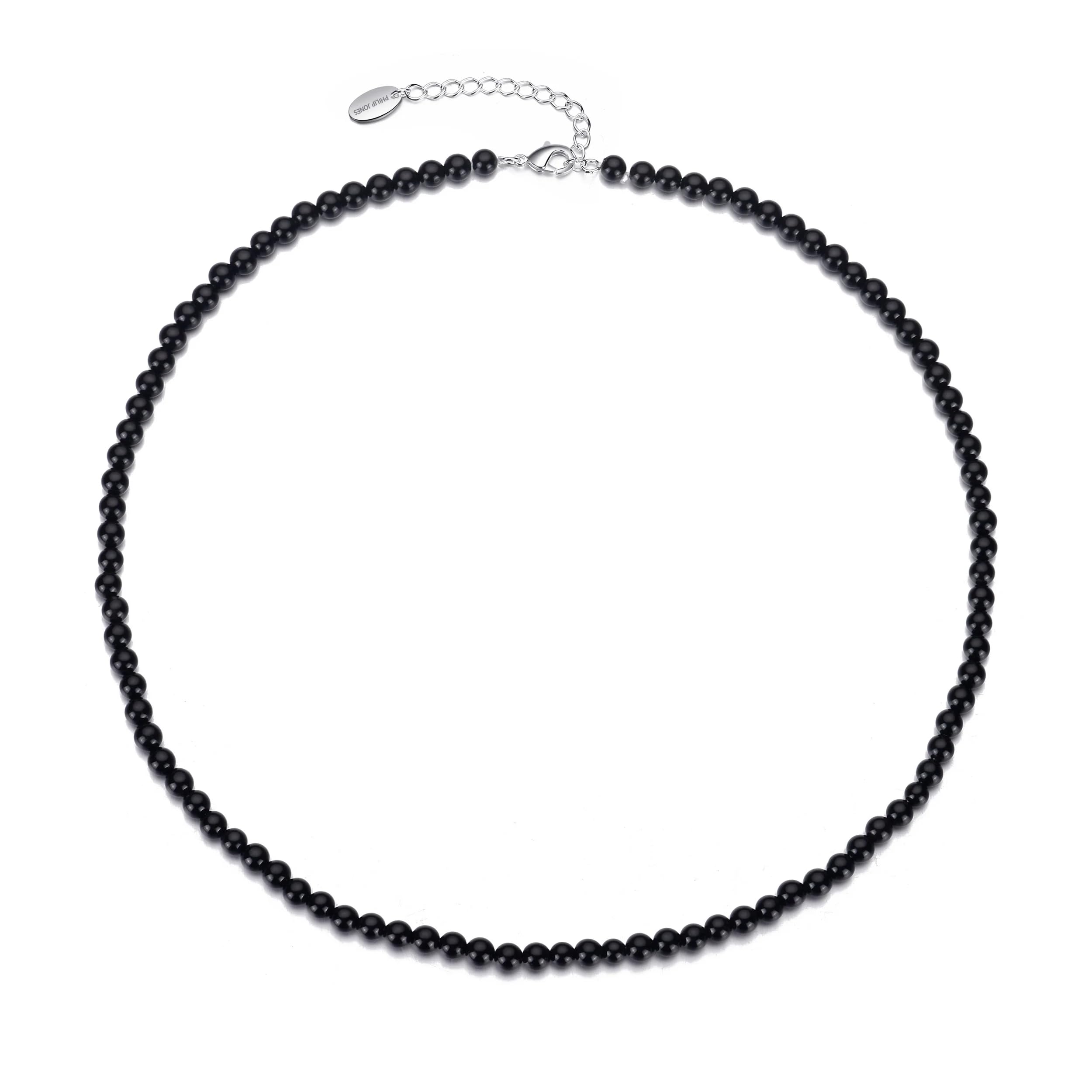 Sponsored Ad – Black Onyx Mini Beaded Gemstone Necklace