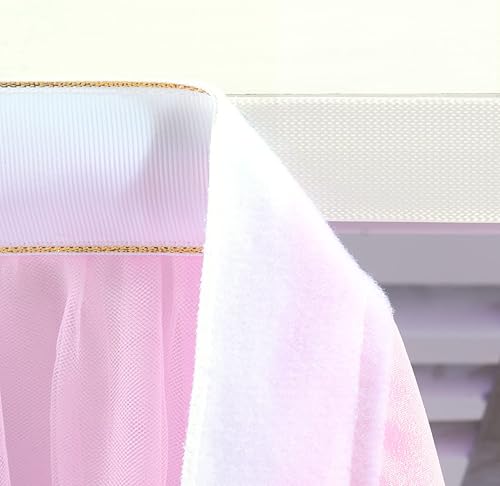 Miniatura 6 de Suppromo - Falda de mesa con tutú de calidad superior, con 3 capas de malla, plisada, de tul, para fiestas, bodas, baby shower, fiestas de