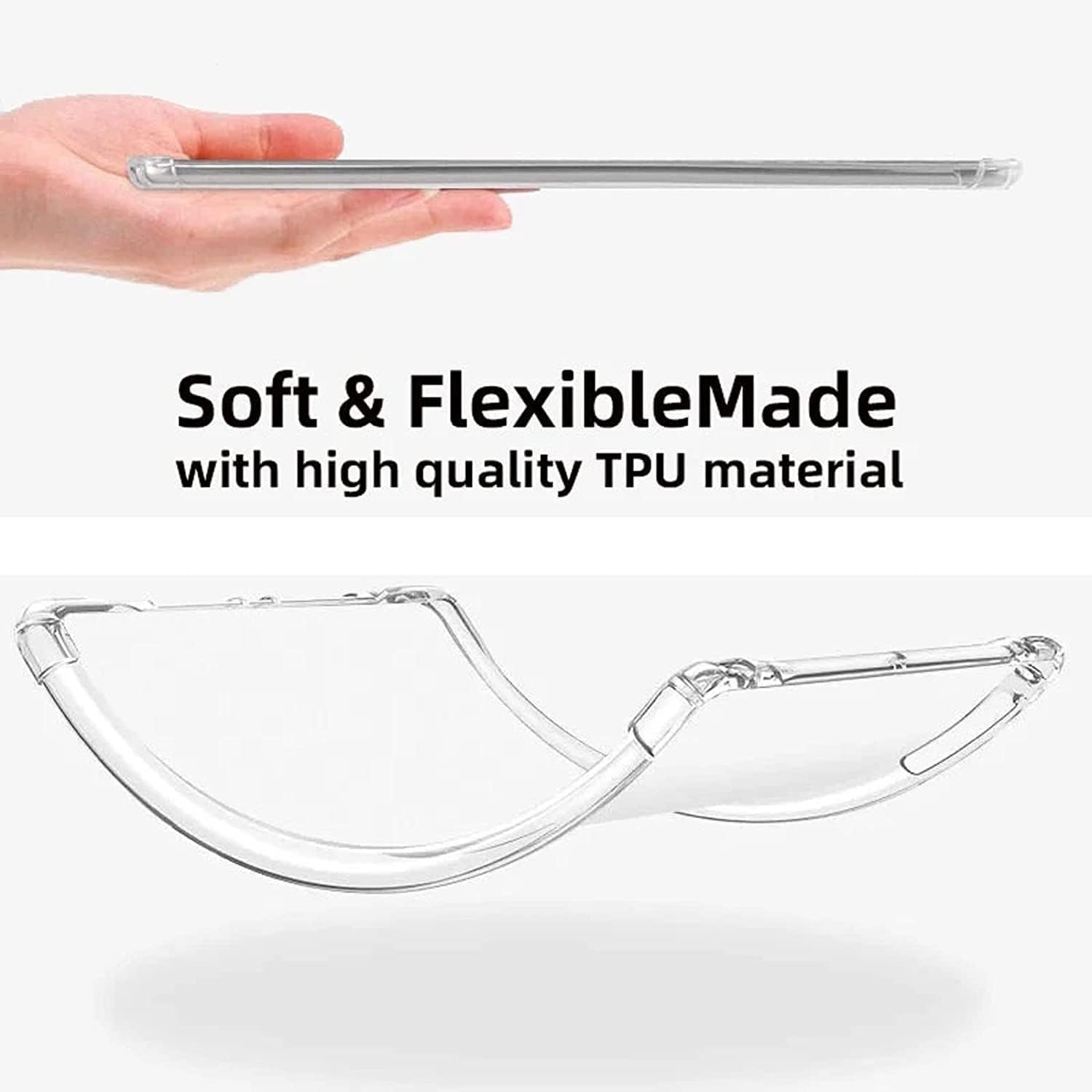 MEMELOKA Cover Per Xiaomi Redmi Pad Pro / Poco Pad - Custodia Trasparente Morbida In TPU Antiurto, Anti-impronta, Con Angoli Rinforzati - 2