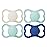 MAM Air Matte Pacifiers, for Sensitive Skin, 6+ Months, Best Pacifier for Breastfed Babies, Baby Boy Pacifiers, 6-16, 4 Count