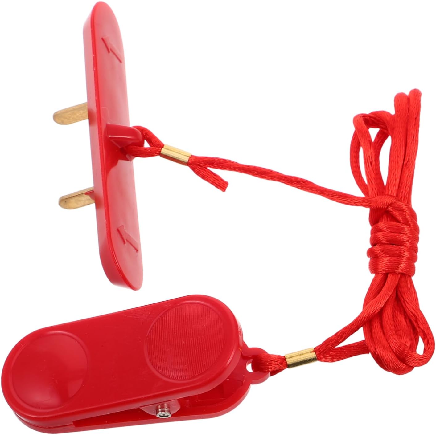 Plastic Treadmill Safety Lock Treadmill Parts Safety Key for Treadmill Copper Red Running Machine Safety