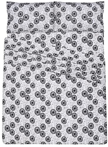 Zoyer Full Sheet Set [Irish Daisy] -Brushed Microfiber 4-Piece Printed Bedsheet Set-Soft & Comfortable Bedding Sheet-1 Fitted Sheet, 1 Flat Sheet And 2 Pillowcases-Soft Bed Sheets… #TOP6