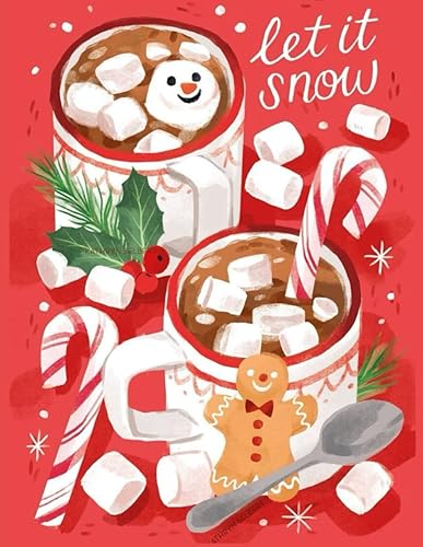 Libreta Let It Snow Cuaderno Cozy para Recetas Navideñas, Listas de Regalos y Journaling Festivo. (Spanish Edition)