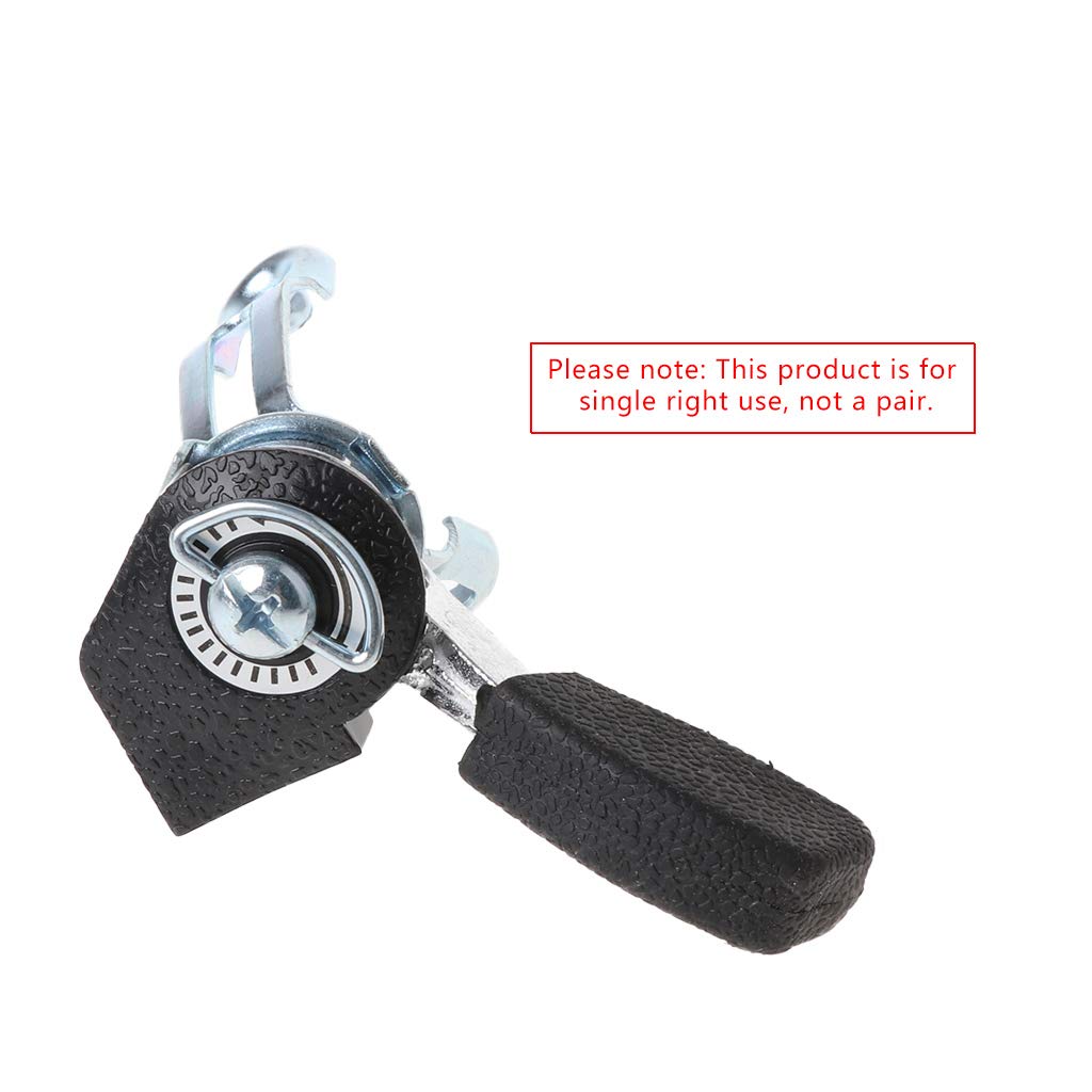 KAIXINXIN Shifter Right Hand Oil Friction Aluminum Alloy Mountain Bike