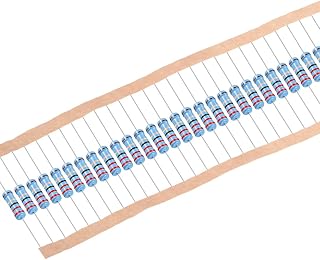 uxcell 30Pcs 22 Ohm Resistor, 2W 1% Tolerance Metal Film Resistors, Lead, 5 Bands for DIY Electronic Projects and Experiments