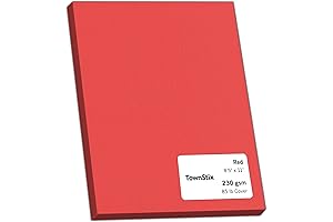 High-Quality Red Printer Paper for Vibrant Prints - 8.5x11Inches