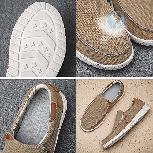 Mocasines planos para evitar pies cansados: comodidad ligera de hombre 6