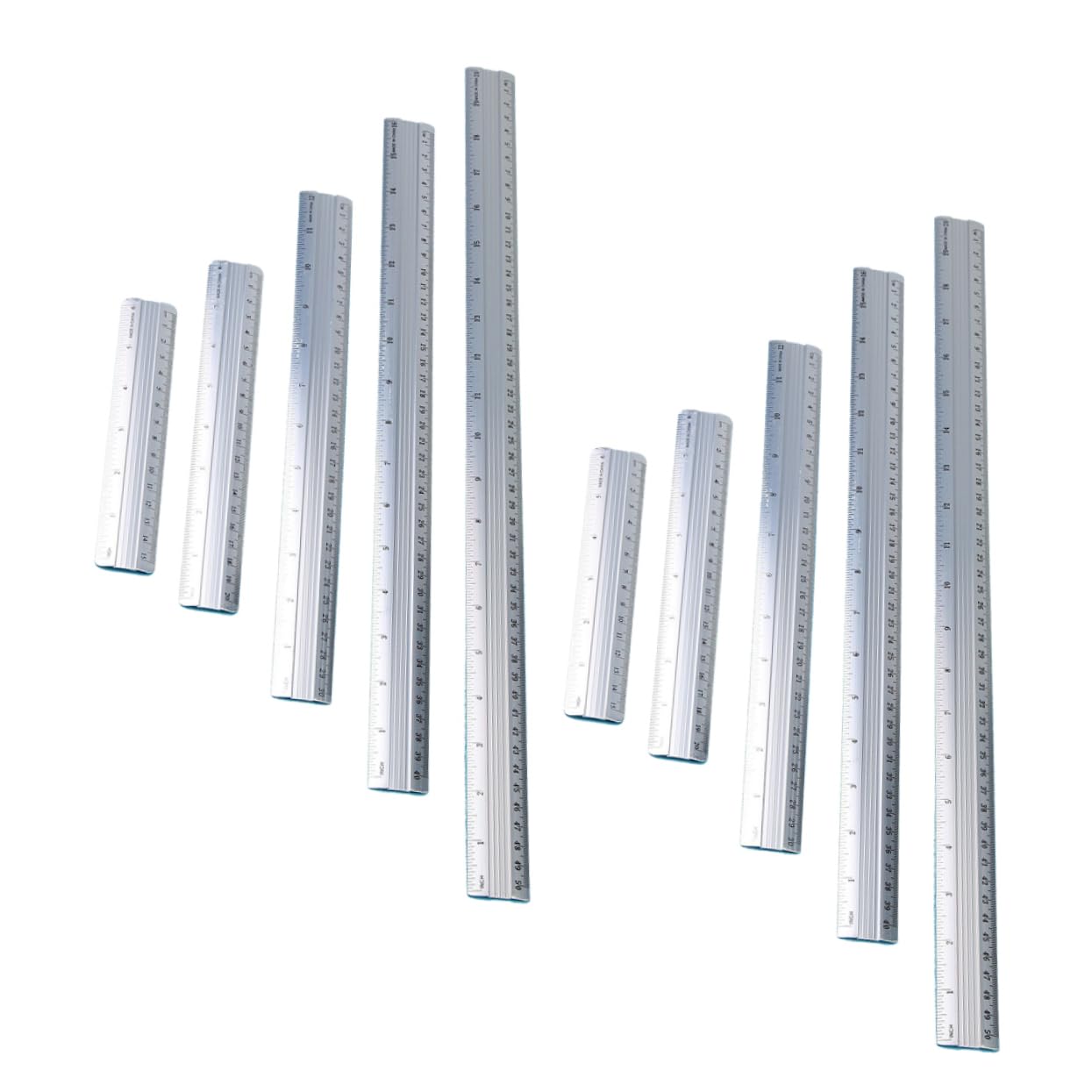 Angoily 30pezzi Righello Set Per e Scuola Per Strumento Precisione Per Architetti e Studenti
