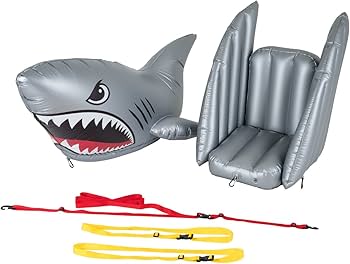 「サメちゃん」！サップパドル Amazon | スタンドアップフロート 空気注入式 サメとシートは