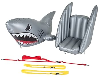 「サメちゃん」！サップパドル Amazon | スタンドアップフロート 空気注入式 サメとシートは