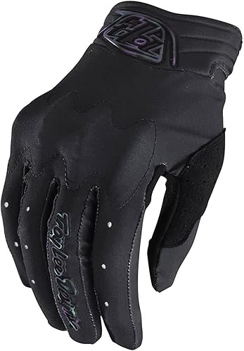 Miniatura 3 de Troy Lee Designs Guantes de motocross para motocicleta de montaña, guantes de gambito para mujer (negro, L)