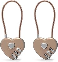 Vista 11 de Candado de combinación pequeña, cerraduras de cable con combinación, lindo candado con número, bloqueo de cable combinado para equipaje, maleta